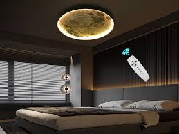 Remote Control LED Moon Ceiling Light