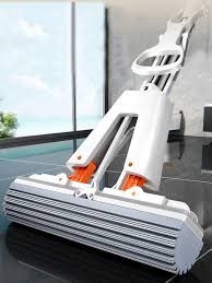 Self-Draining Spin Mop Floor Cleaner